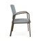 Lesro Newport Wide Guest Chair Metal Frame, Bronze, RS Fog Upholstery NP1201 - alternate 3